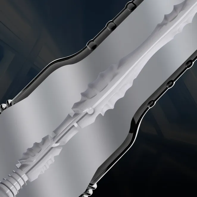 Fleshlight Fantasy Cyborg ANDROM3DA textured male masturbator silver sleeve