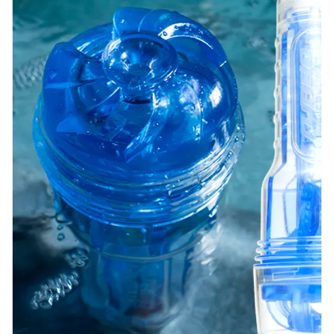 Fleshlight Turbo Thrust blow job masturbator blue ice sleeve