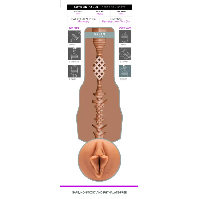 Fleshlight Autumn Falls Cream Texture Male Masturbator