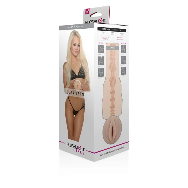 Fleshlight Elsa Jean Tasty texture realistic vagina male masturbator