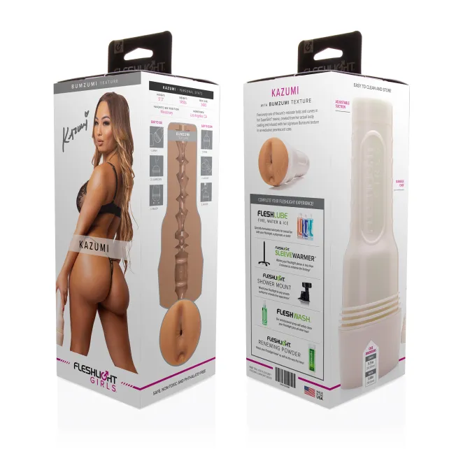 Fleshlight Kazumi Kumzumi honeycomb texture realistic male masturbator