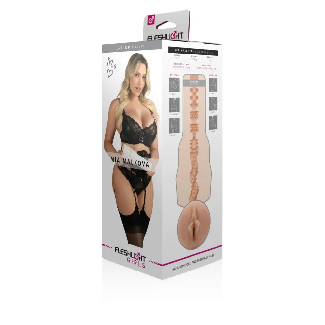 Fleshlight Mia Malkova Lvl Up texture realistic male masturbator
