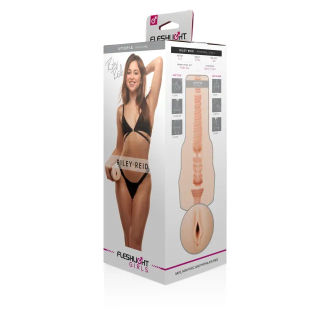 Fleshlight Riley Reid Utopia texture realistic vagina male masturbator