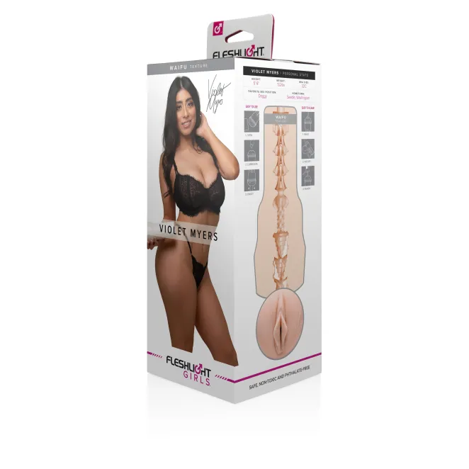 Fleshlight Violet Myers Waifu texture realistic vagina male masturbator