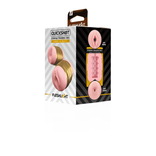 Fleshlight Quickshot Stamina Training Unit compact dual entry masturbator