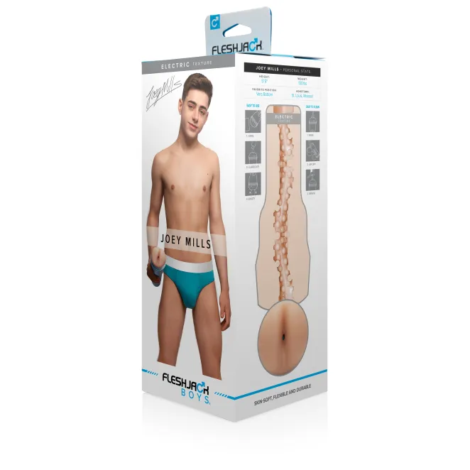 Fleshjack Boys Joey Mills Electric Butt Male Masturbator