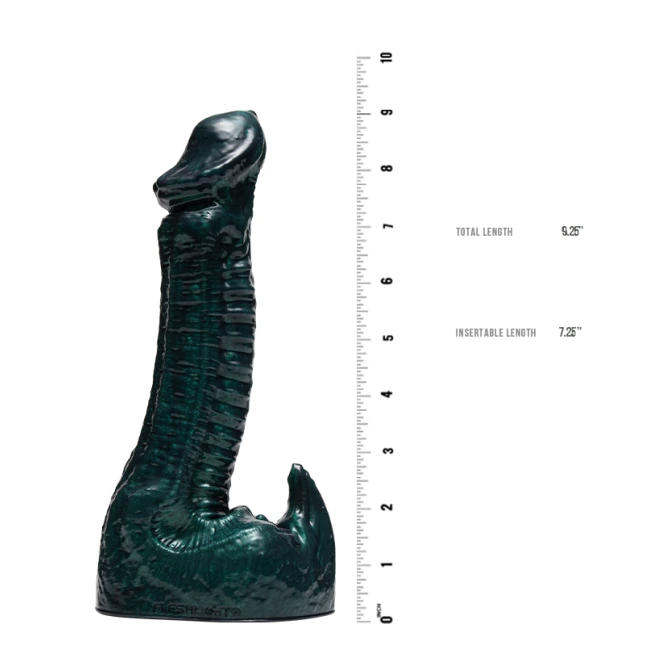 7.25 Inch Fleshlight Fantasy Alien King Ribbed Dildo