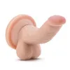 4 in. Realistic Mini Dildo with Balls Beige 4 in. Realistic Mini Dildo with Balls Beige