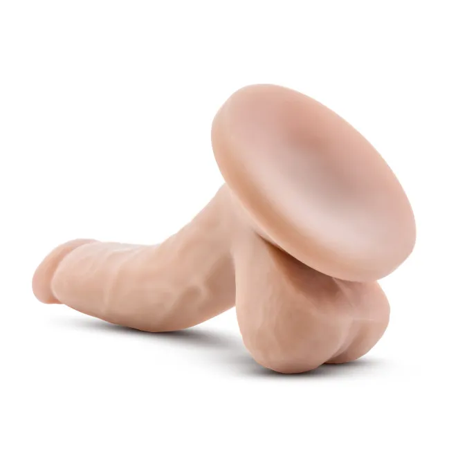 4 Inch Realistic Mini Dildo with Balls Beige