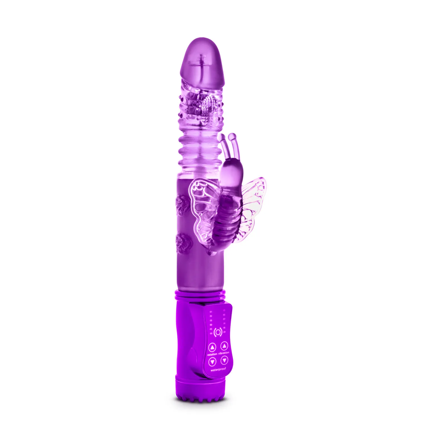 9.75 in. Butterfly Thruster Mini 32-Function Gyrating & Thrusting Vibrator