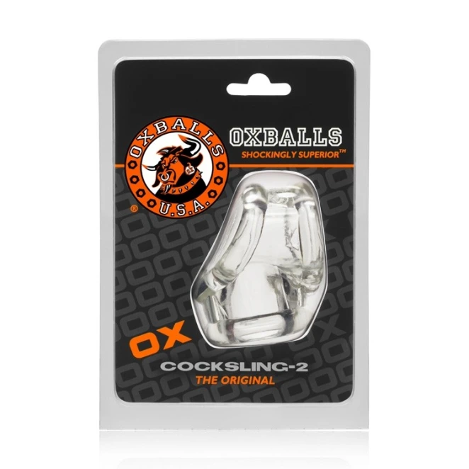 Oxballs Atomic Jock Stretchy Cock and Ball Sleeve Clear
