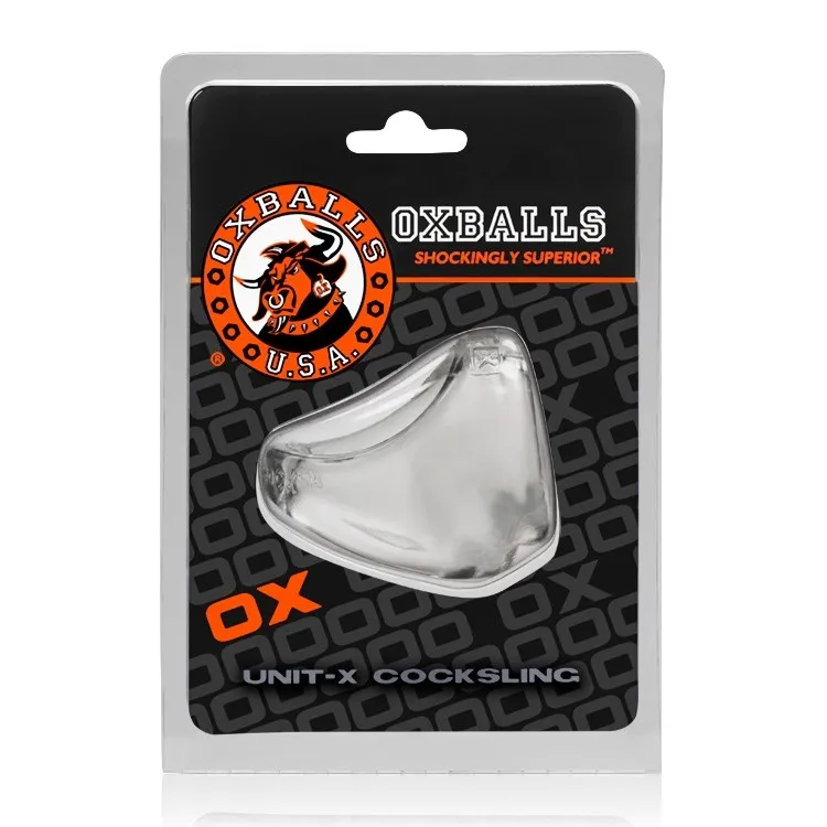 OxBalls Unit-X Cocksling Clear (63035) | SlipDix.com