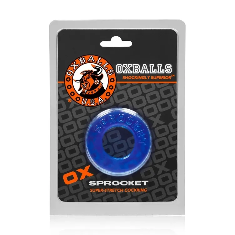 OxBalls Sprocket Cockring Ice Blue (63062) by Blue Ox Designs Oxballs | Sex Toys | SlipDix.com OxBalls Sprocket Cockring Ice Blue (63062) | SlipDix.com