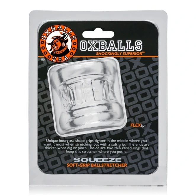 Oxballs Squeeze 2-Inch Ball Stretcher Clear