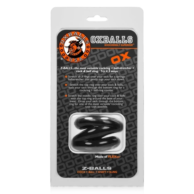Oxballs Z-Balls 3-in-1 Cock Ring and Ball Stretcher