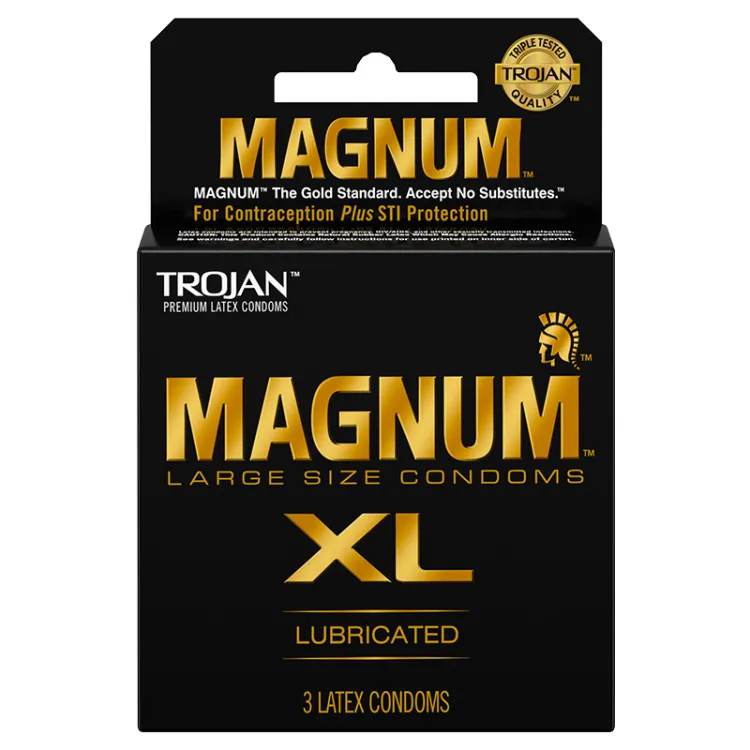 Trojan Magnum XL Large Size Condoms 3-Pack Trojan Magnum XL Large Size Condoms 3-Pack