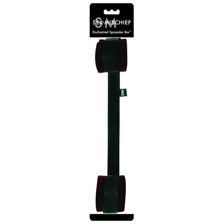Sex & Mischief Enchanted Spreader Bar Black Sex & Mischief Enchanted Spreader Bar Black