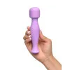 Body Massage-Her Silicone Wand Vibrator Purple