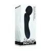 Dual-Ended Wand & Curved Vibrator Black Dual-Ended Wand & Curved Vibrator Black