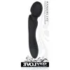 Dual-Ended Wand & Curved Vibrator Black Dual-Ended Wand & Curved Vibrator Black