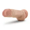 Blush Au Naturel Big Boy 10 in. Posable Dual Density Dildo with Balls & Suction Cup Beige (65073) by Blush | Anal Dildos | SlipDix.com Blush Au Naturel Big Boy 10 in. Posable Dual Density Dildo with Balls & Suction Cup Beige (65073) | SlipDix.com