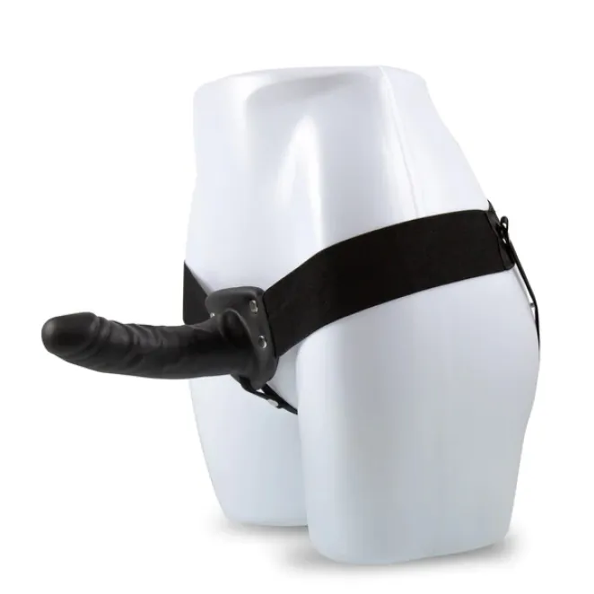 6 in. Hollow Strap On Black