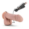 8 in. "The Goalie" Realistic Vibrating Dildo with Balls & Remote