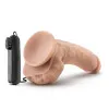 9 in. "Tennis Champ" Realistic Vibrating Dildo with Balls & Remote 9 in. "Tennis Champ" Realistic Vibrating Dildo with Balls & Remote