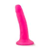 6 in. Dual Density Realistic Dildo Neon Pink 6 in. Dual Density Realistic Dildo Neon Pink