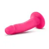 6 in. Dual Density Realistic Dildo Neon Pink 6 in. Dual Density Realistic Dildo Neon Pink