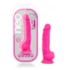 7.5 in. Dual Density Realistic Dildo with Balls Neon Pink 7.5 in. Dual Density Realistic Dildo with Balls Neon Pink