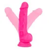 7.5 in. Dual Density Realistic Dildo with Balls Neon Pink 7.5 in. Dual Density Realistic Dildo with Balls Neon Pink