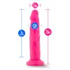 7.5 in. Dual Density Realistic Dildo Neon Pink 7.5 in. Dual Density Realistic Dildo Neon Pink