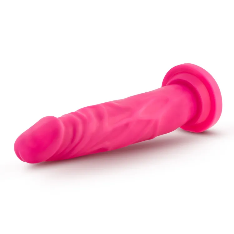 7.5 in. Dual Density Realistic Dildo Neon Pink 7.5 in. Dual Density Realistic Dildo Neon Pink