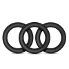 Silicone Cock Ring 3-Pack Small Black Silicone Cock Ring 3-Pack Small Black