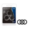 Silicone Cock Ring 3-Pack Small Black Silicone Cock Ring 3-Pack Small Black