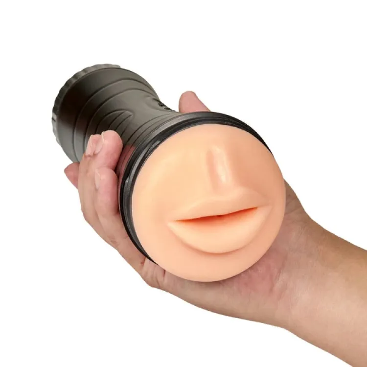 Torch Luscious Lips Oral Stroker Beige Torch Luscious Lips Oral Stroker Beige
