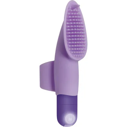 Silicone Finger Vibrator with Textured Nubs