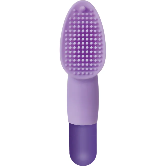 Silicone Finger Vibrator with Textured Nubs