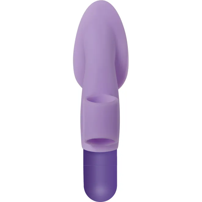 Silicone Finger Vibrator with Textured Nubs