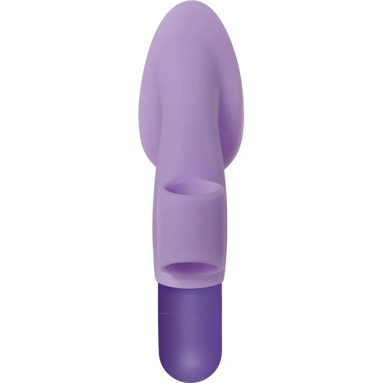 Silicone Finger Vibrator with Textured Nubs Silicone Finger Vibrator with Textured Nubs