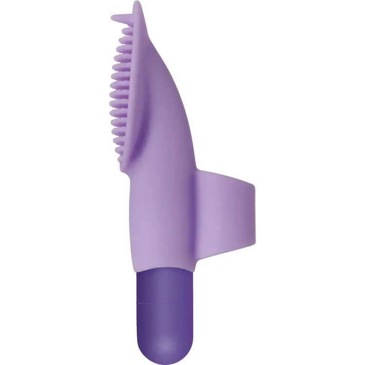 Silicone Finger Vibrator with Textured Nubs Silicone Finger Vibrator with Textured Nubs