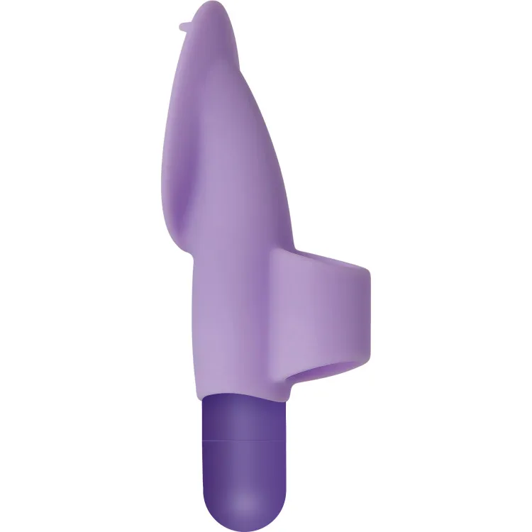 Silicone Finger Vibrator with Textured Nubs Silicone Finger Vibrator with Textured Nubs