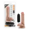 6 in. Realistic Vibrating Dildo with Balls Beige 6 in. Realistic Vibrating Dildo with Balls Beige