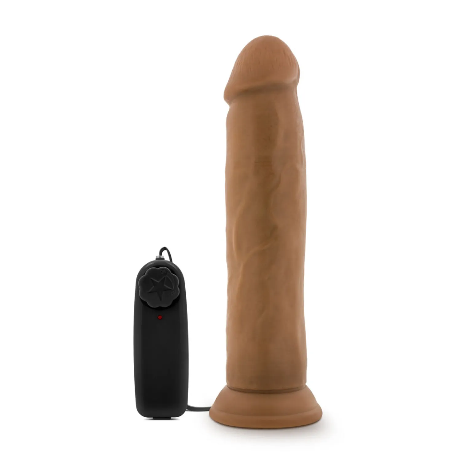 9.5 in. Realistic Vibrating Dildo Tan