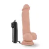 7.5 in. Realistic Vibrating Dildo with Balls Beige 7.5 in. Realistic Vibrating Dildo with Balls Beige