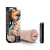 Angie Oral Stroker with Bullet Vibrator Beige Angie Oral Stroker with Bullet Vibrator Beige