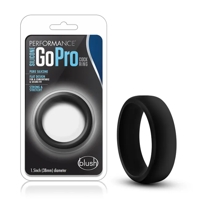 Silicone Cock Ring Black