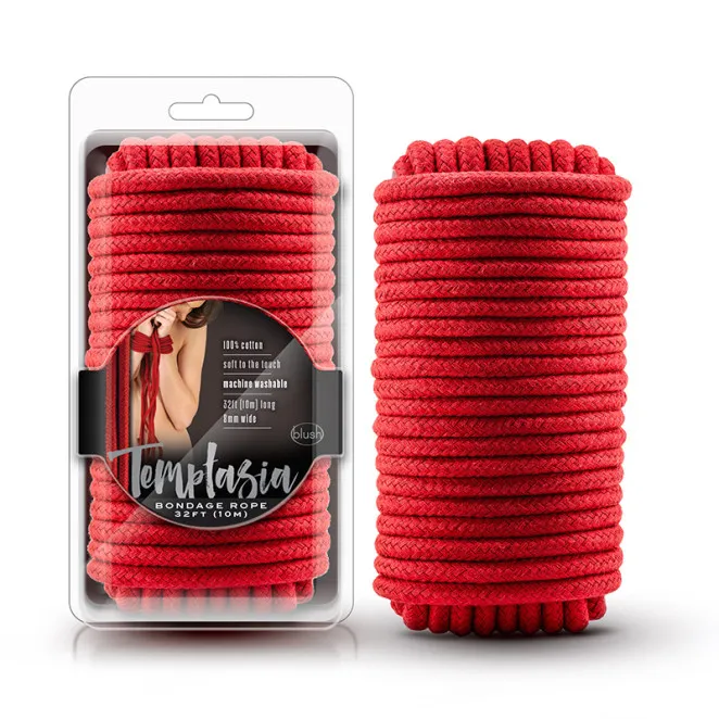 Temptasia Bondage Rope 32 ft. Red