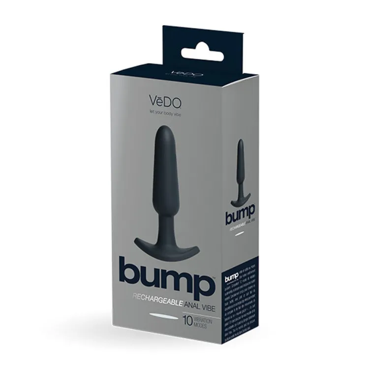 Anal VeDO Bump Butt Plug Vibe Black Anal VeDO Bump Butt Plug Vibe Black